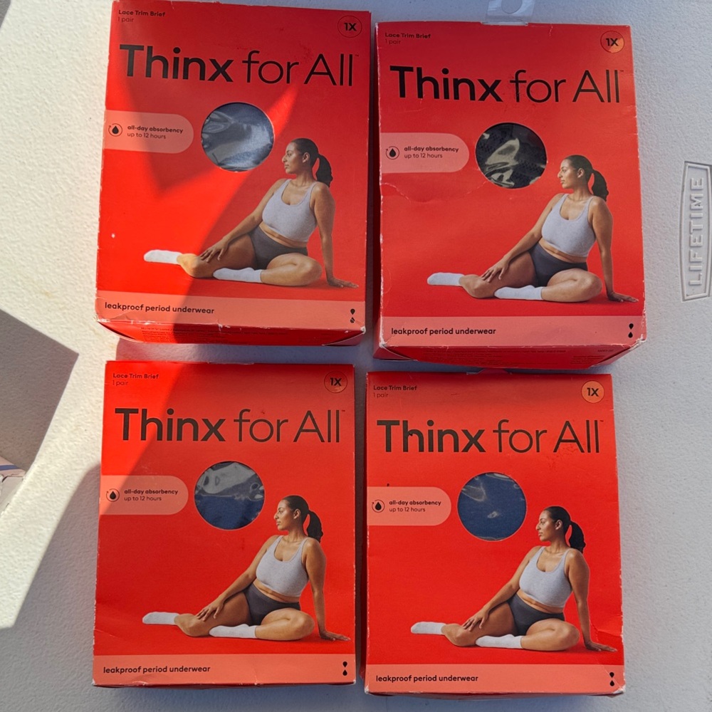 Thinx for All Leakproof Period Underwear - Black 1X
NEW